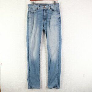 Monfrere Jeans Mens 30X33 Blue Skinny Stone Wash Lightweight Stretch Denim